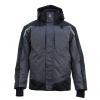 Куртка зимняя BRODEKS KW231, серый/черный