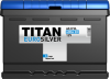 Аккумулятор 60Ah обр.п. низкий TITAN Euro Silver