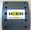 Накладки тормозные ICER (STD) 420х180  ТОНАР/BPW