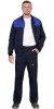 Костюм "ИТР": куртка короткая, брюки (100%-х/б) синий с васильковым