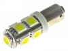 Лампочка светодиодная 24V T4W Lumen Quantum BA9S-5050-9