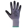 Защитные промышленные перчатки JN031 (полиэстер)  с микронитриловым покрытием ладони