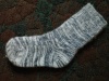 Носки "Аляска" шерсть серо-белые