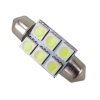 Лампочка светодиодная пальчиковая 24V Lumen Quantium FT-5050-6 36мм.