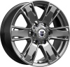 Диск колеса R17x7 6x139.7 ET30 CB106.1КиК Севенна (CHANGAN HUNTER)Dark_platinum