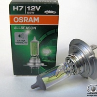 Лампа галог Н-7 12V 55W OSRAM (всепогодная)