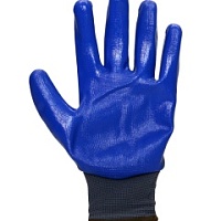 Перчатки "НейпНит" (нейлон+нитрил синий,13-й кл.вязки)