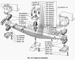 Рессора передняя ГАЗ-3302 (ГАЗель)